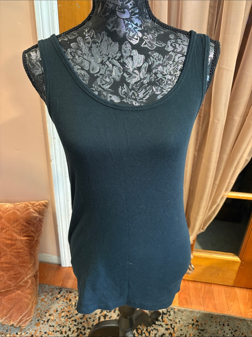 LAST CALL!! Mossimo Supply Co. Black Scoop Neck Tank Top, L